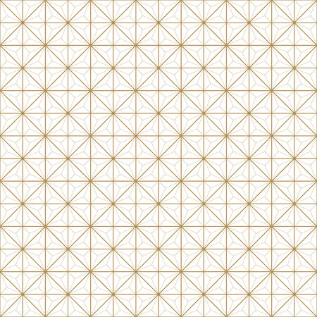 Japanese Gold background and pattern. The exquisitely delicate side of traditional woodwork style-rooms to create a stunning atmosphere. Geometric background.のイラスト素材