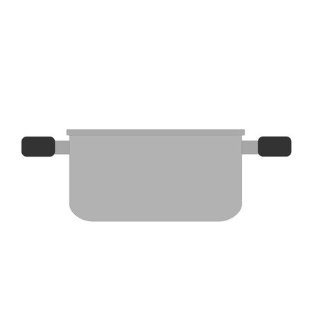 Simple illustration of a two-handled potのイラスト素材