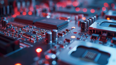 Microcircuit for the device. Computer microprocessors.の素材