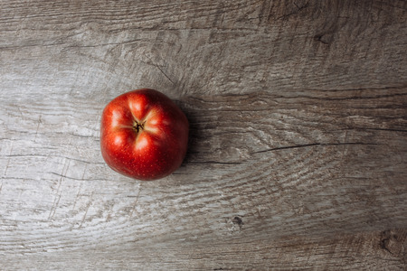 Apple on wooden background. background image. for advertising. insert textの写真素材