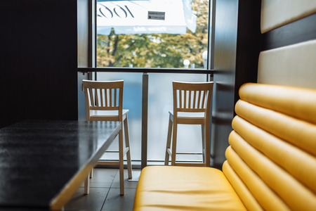 Coffee shop,stylish design,background image,advertising ,text insertionの写真素材