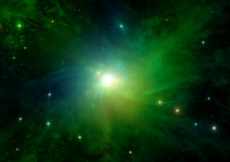 galaxy in a free spaceの写真素材