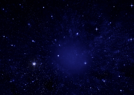 galaxy in a free spaceの写真素材