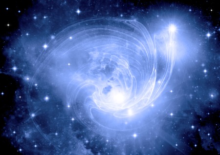 Stars of a planet and galaxy in a free space