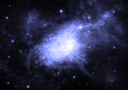 Stars of a planet and galaxy in a free space