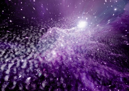 Stars of a planet and galaxy in a free space