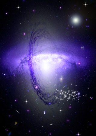 Star field in space a nebulae and a gas congestion. "Elements of this image furnished by NASA".の写真素材