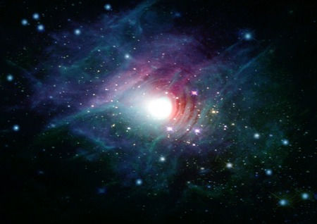Star field in space a nebulae and a gas congestion. の写真素材