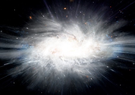 galaxy in a free space