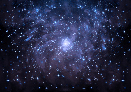 Stars of a planet and galaxy in a free space