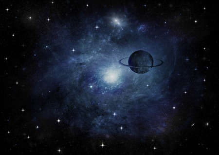 Stars of a planet and galaxy in a free space