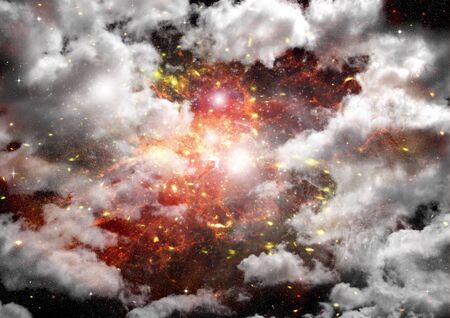 Stars of a planet and galaxy in a free space