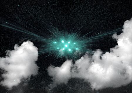 Stars of a planet and galaxy in a free space
