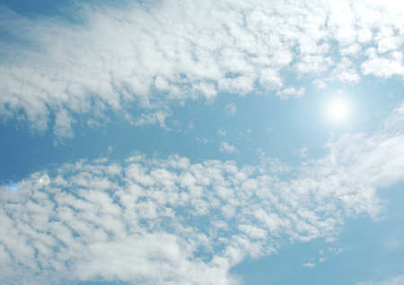 Cloudy sky backgroundの写真素材