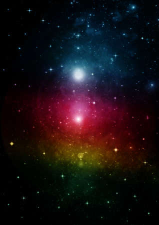 Stars of a planet and galaxy in a free space Elements of this image furnishedの写真素材