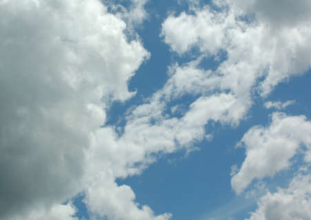 Cloudy sky backgroundの写真素材