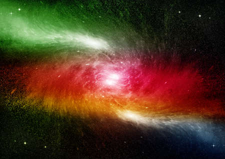Stars of a planet and galaxy in a free space Elements of this image furnishedの写真素材