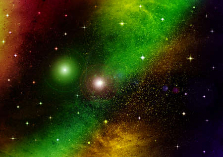 Stars of a planet and galaxy in a free space Elements of this image furnishedの写真素材