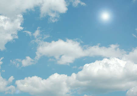Cloudy sky backgroundの写真素材