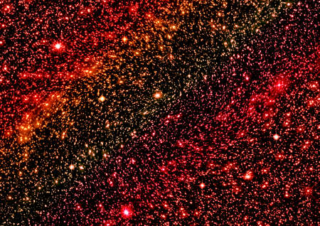 galaxy in a free space. 3D renderingの写真素材