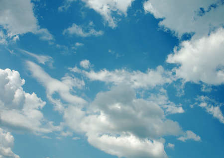 Cloudy sky backgroundの写真素材