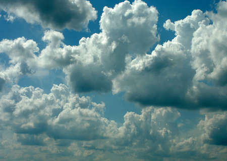 Cloudy sky backgroundの写真素材