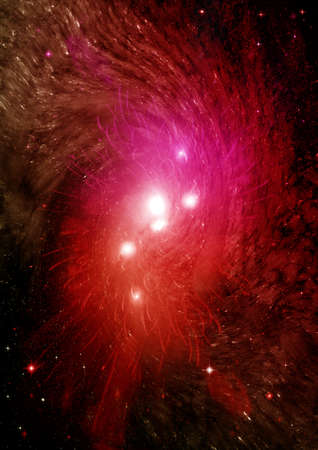 Stars of a planet and galaxy in a free space Elements of this image furnished . 3D renderingの写真素材
