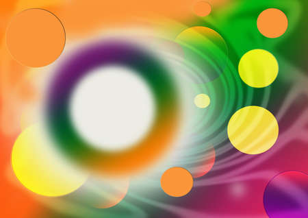 abstraction geometry circles colorful circles background geoの写真素材
