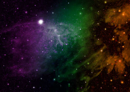 Stars of a planet and galaxy in a free space Elements of this image furnished . 3D renderingの写真素材