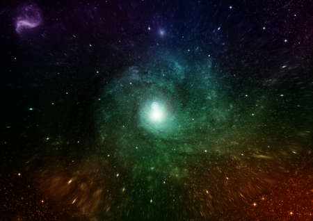 Stars of a planet and galaxy in a free space Elements of this image furnished . 3D renderingの写真素材