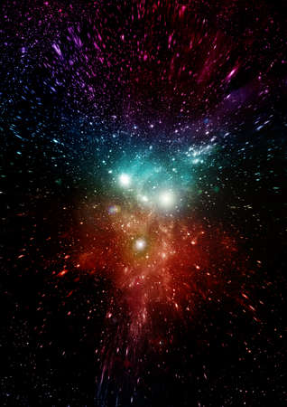 Stars of a planet and galaxy a free space Elements of this image furnished . 3D renderingの写真素材