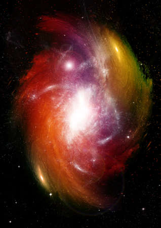 Stars of a planet and galaxy in a free space Elements of this image furnished . 3D renderingの写真素材