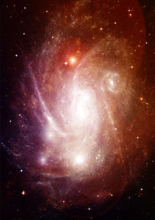 Stars of a planet and galaxy in a free space Elements of this image furnished . 3D renderingの写真素材
