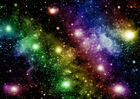 Stars of a planet and galaxy in a free space Elements of this image furnished . 3D renderingの写真素材