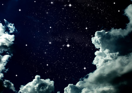 galaxy in a free space. 3D renderingの写真素材