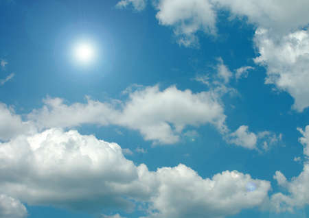 Cloudy sky backgroundの写真素材