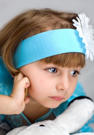 Portrait of pretty girlの写真素材