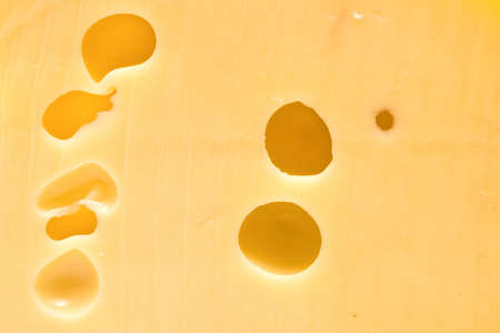Close up of swiss cheese. Cheese backgroundの写真素材