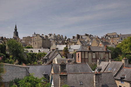 panorama of the cityの写真素材