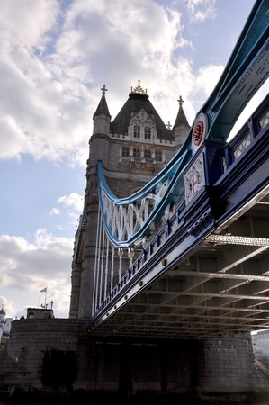 the famous london bridgeの写真素材