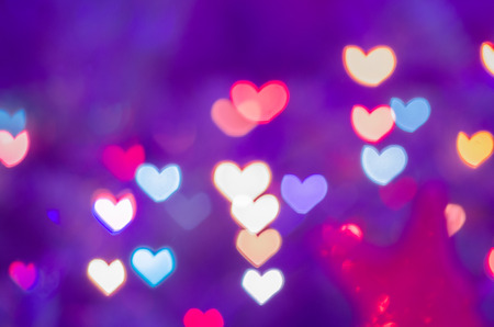 backround of colorful hearts on the valentane's dayの写真素材
