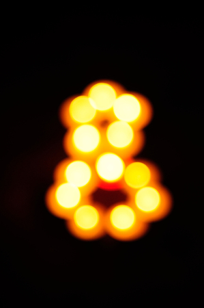 yellow lights like 8 Marchの写真素材