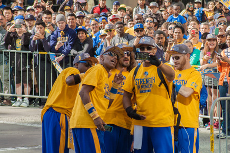 2015 NBA Championship Warriors Paradeのeditorial素材