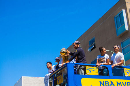 2015 NBA Championship Warriors Paradeのeditorial素材