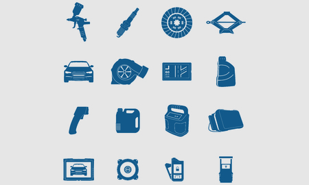 Car iconsのイラスト素材