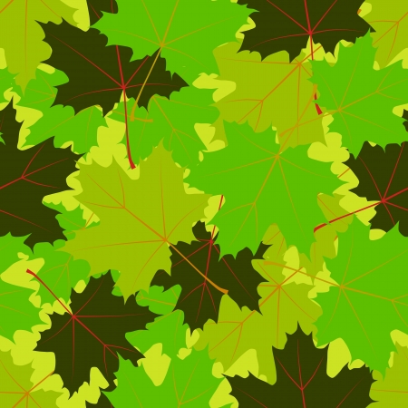 Maple seamless patternのイラスト素材
