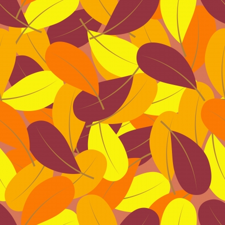 Leaf seamless patternのイラスト素材