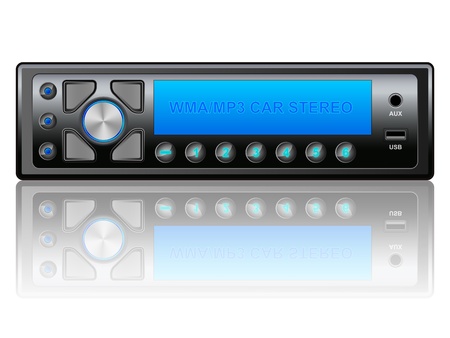 Car audio vector iconのイラスト素材