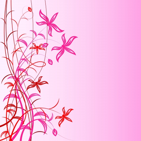 floral backgroundのイラスト素材