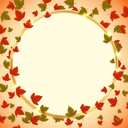 Autumn vector backgroundのイラスト素材